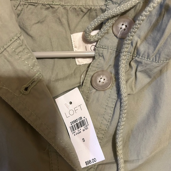 NWT! Loft light jacket with hoodie - Picture 9 of 9